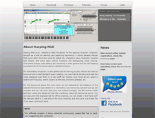 Tablet Screenshot of harpingmidi.com